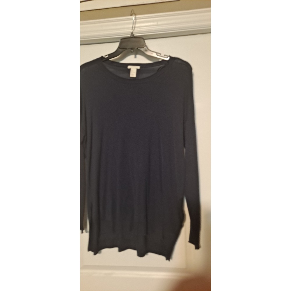 H& M Navy Blue Large Thin Sweater‎